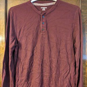 Waffled Long Sleeve Henley